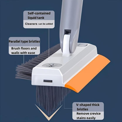 All-in-One Floor and Bathroom Cleaning Brush