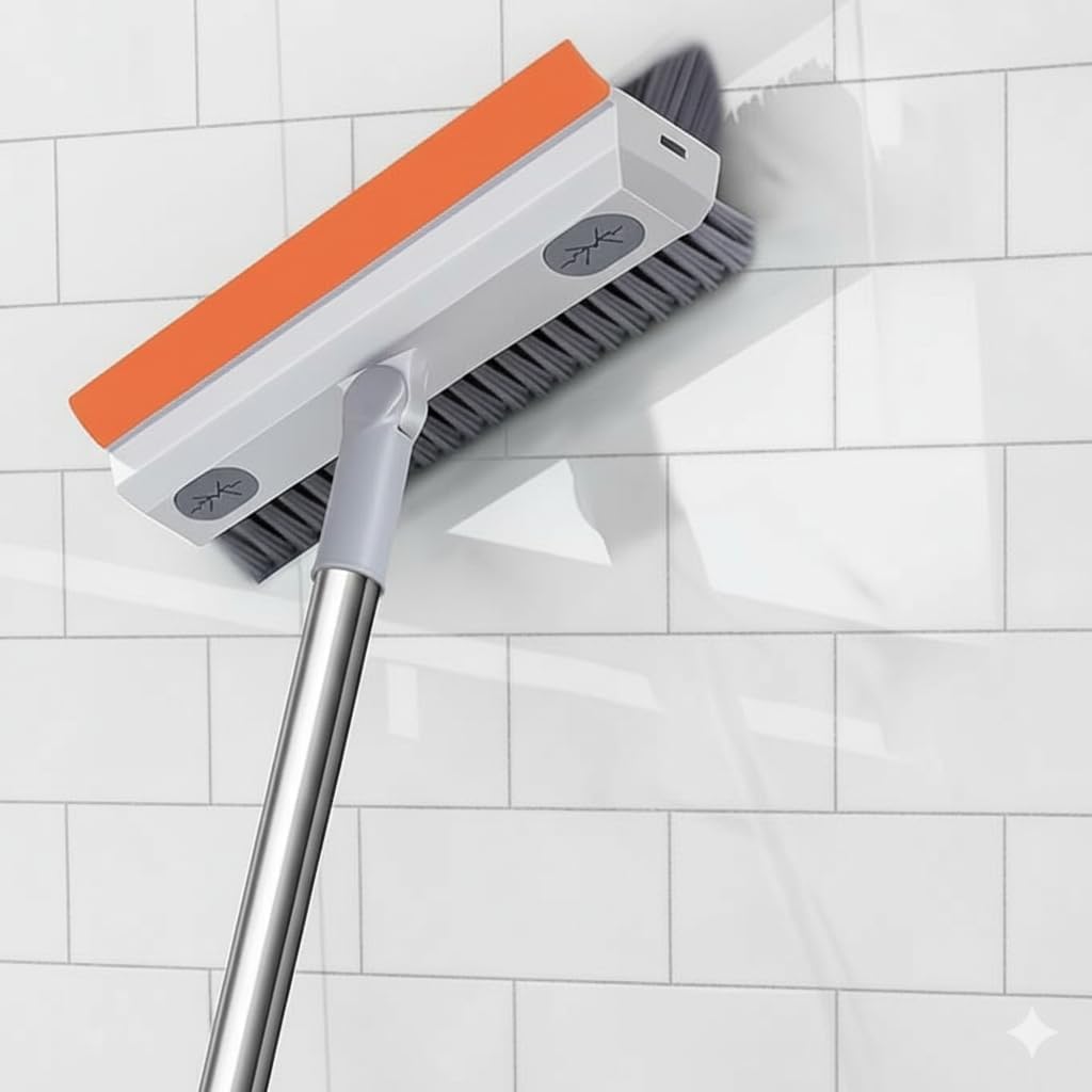 All-in-One Floor and Bathroom Cleaning Brush
