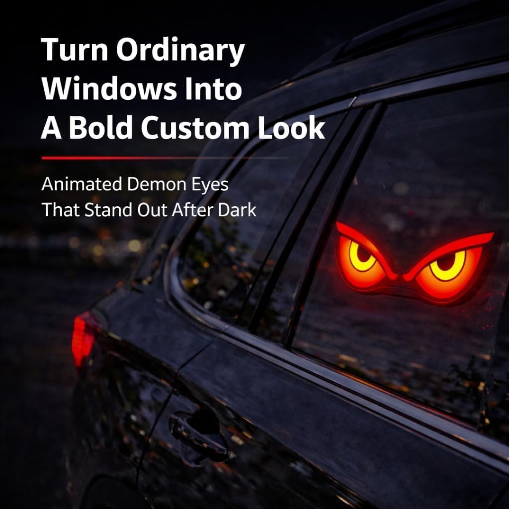Devil Eye Light — Solar Wireless Car Window Light