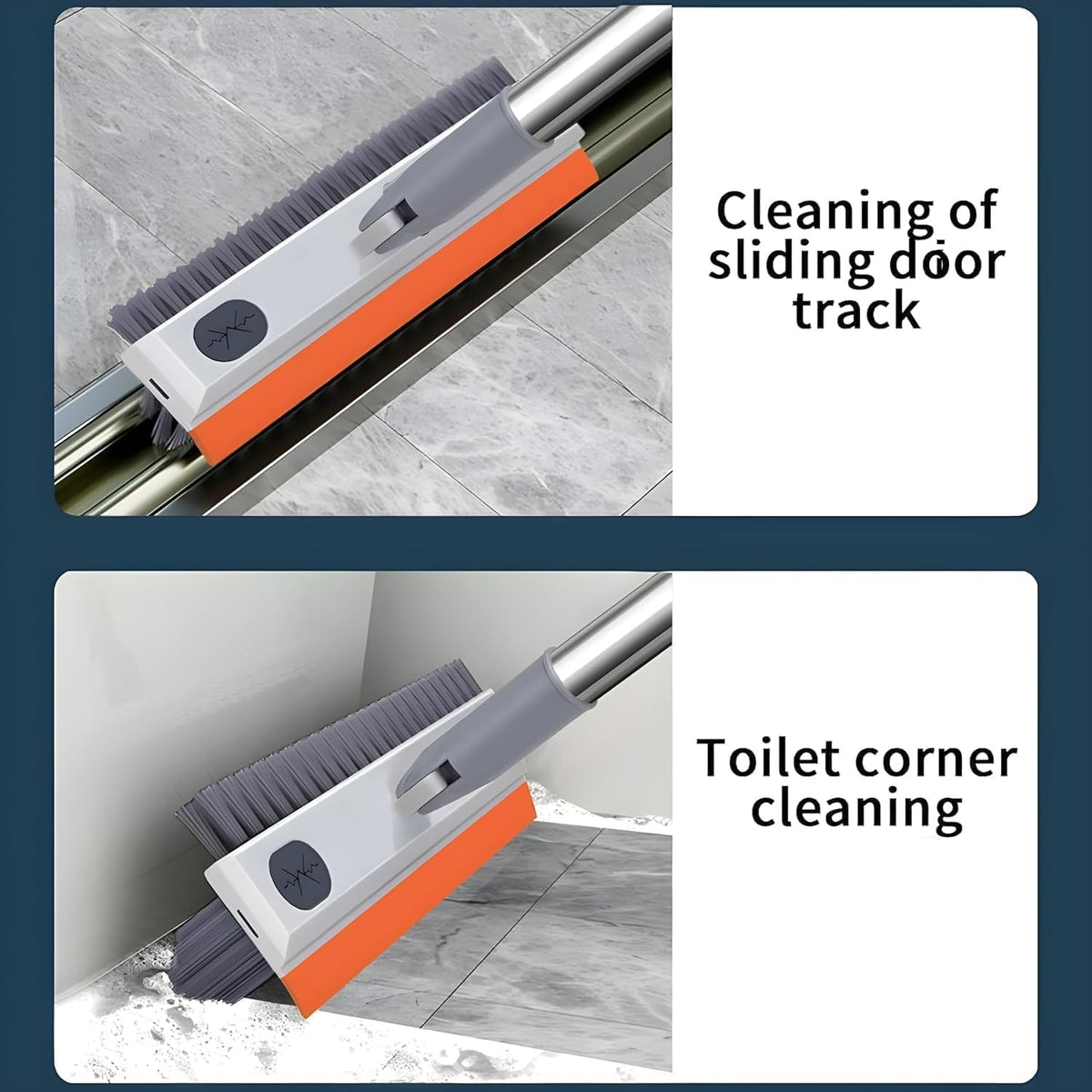 All-in-One Floor and Bathroom Cleaning Brush