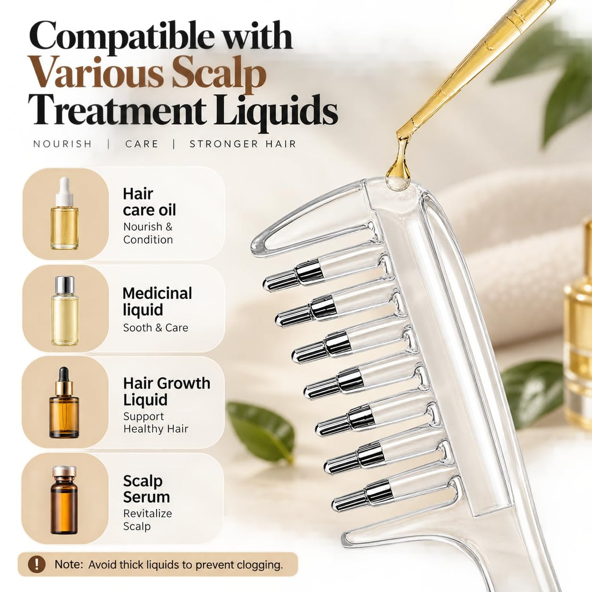 Premium Hair Nourish & Grow Comb