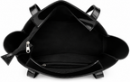 Glossy Black Tote Bag