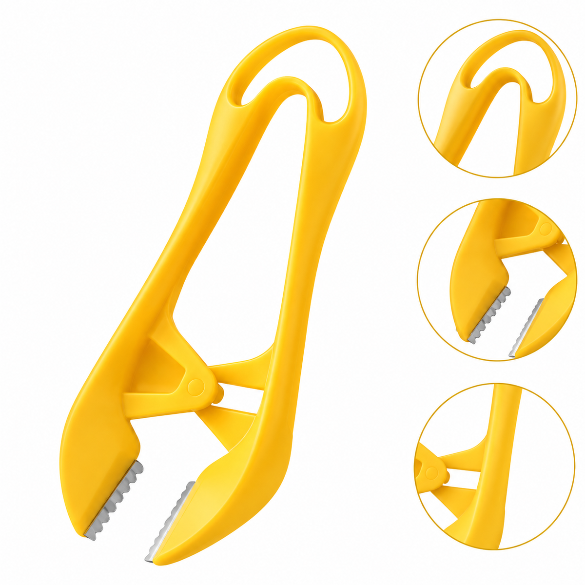 Garlic Peeler Cutter Tool – Quick Squeeze Clip for Peeling & Cracking Garlic Cloves